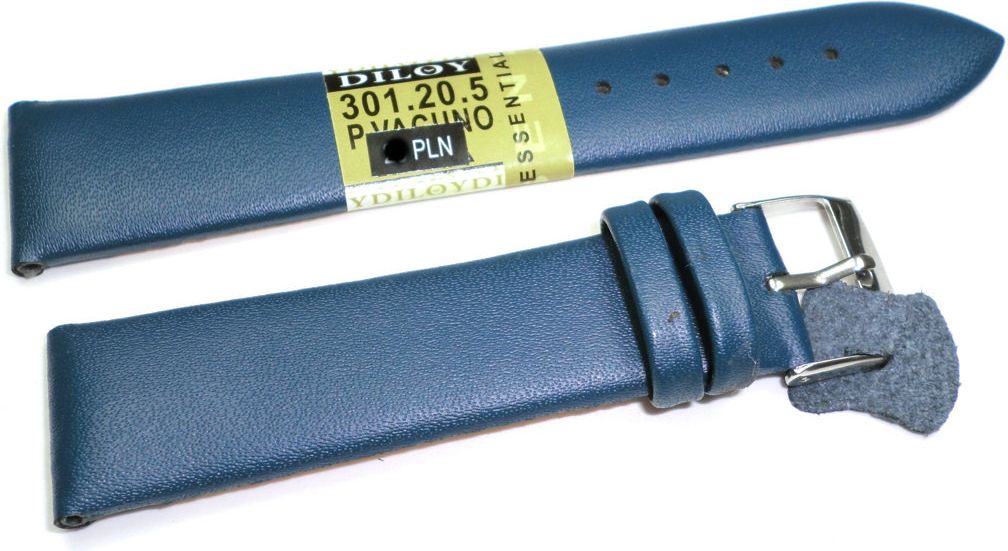 Diloy Skórzany pasek do zegarka 20 mm Diloy 301.20.5