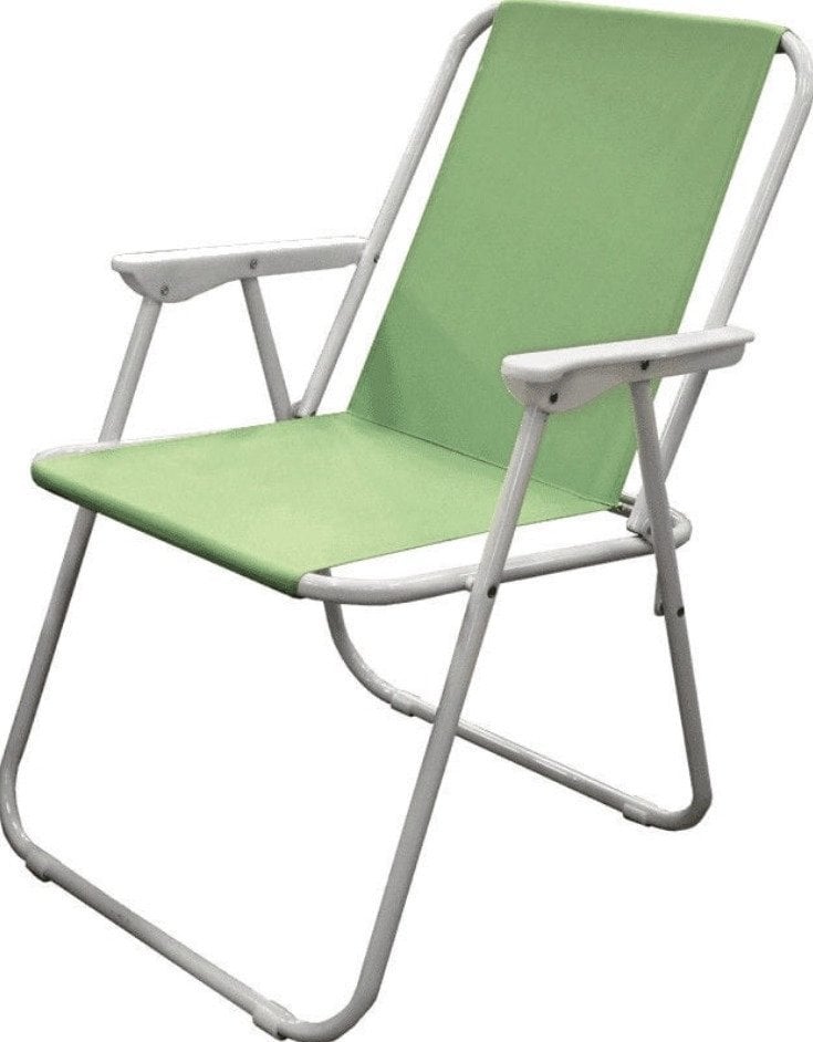 Nlle PROFI BRUSH BESK Krzesło kempingowe 53x44x75cm zielony