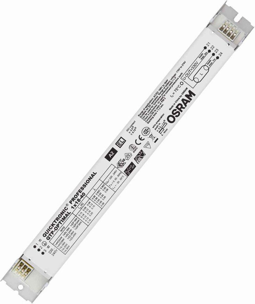 Osram Statecznik elektroniczny QTP-OPTIMAL 1X18-40/220-240 (4008321873743)