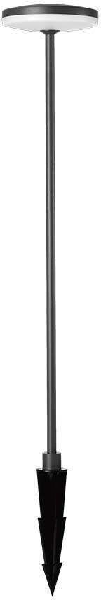 VTAC Oprawa ogrodowa słupek LED 2-funkcje 12W IP65 80cm antracyt VT-1160 3000K 1135lm