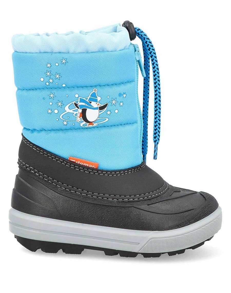 Demar vaikiški žieminiai batai su natūralia vilna KENNY 2, mėlyni