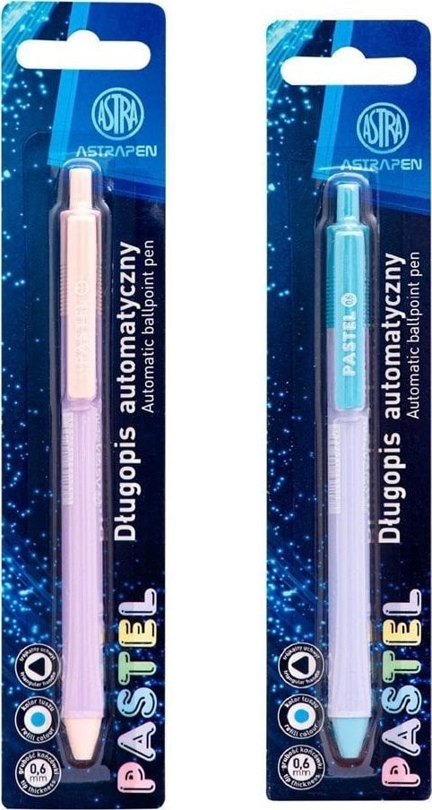 Długopis automatyczny Pastel 0,6mm ASTRA