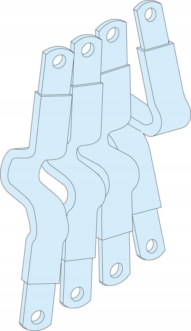 Schneider Electric Prisma Plus G Podłączenie NSX-IN250 do szynoprzewodu LVS04065