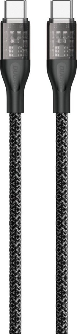 Kabel USB Dudao USB-C - USB-C 1 m Czarny (DDA266)
