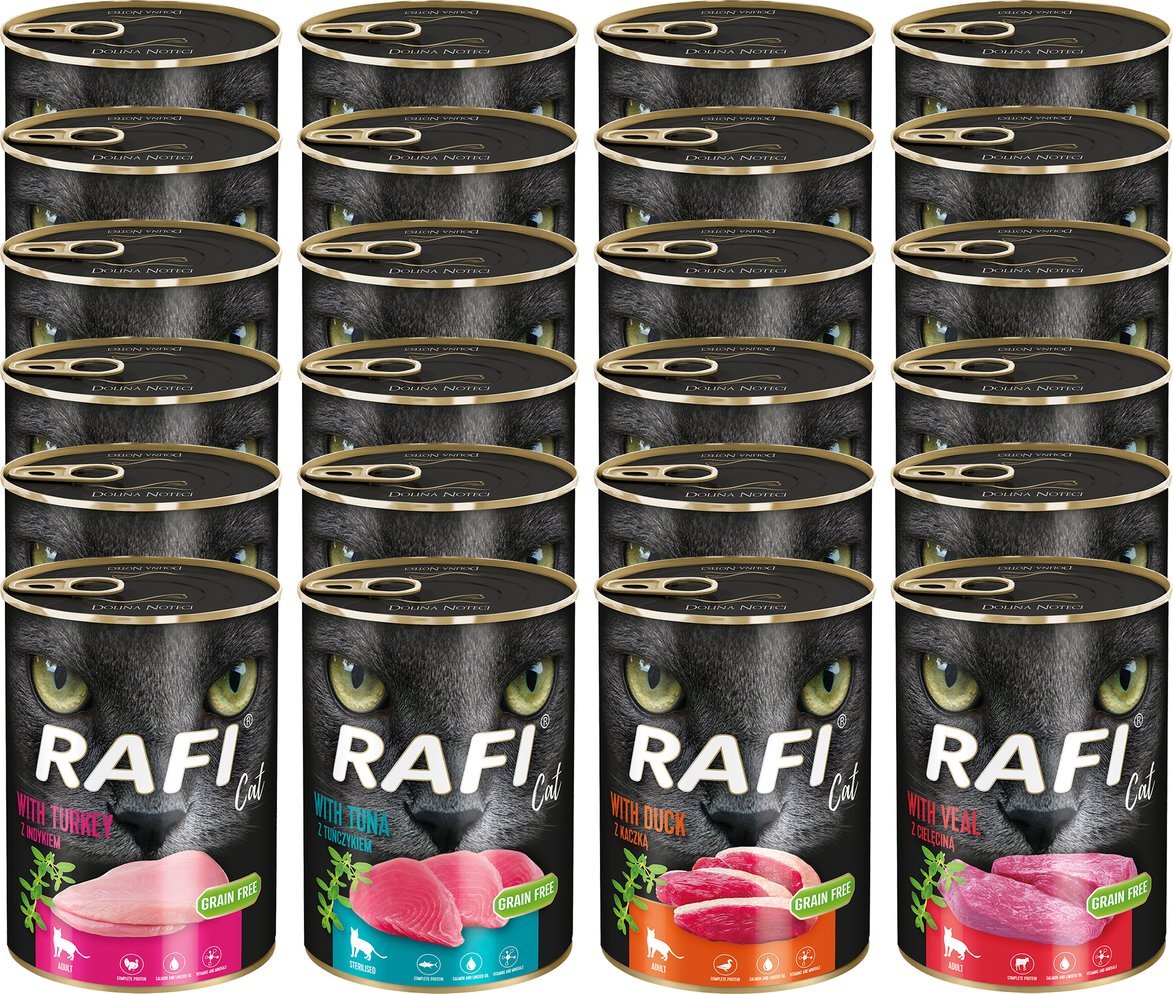 Rafi Mokra karma dla kota Rafi Cat Adult MIX SMAKÓW 24X400G