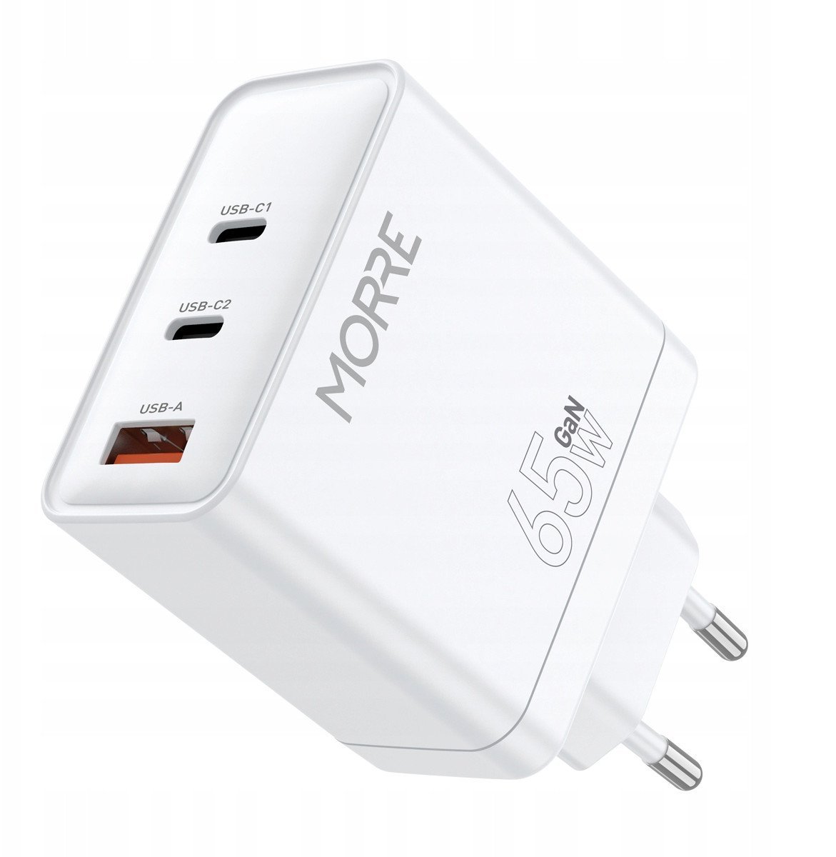 MORRE ŁADOWARKA USB/USB-C 65W BIAŁA