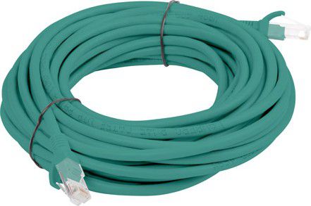 Lanberg RJ-45/RJ-45 kat.5e Zielony 20m (PCU5-10CC-2000-G)