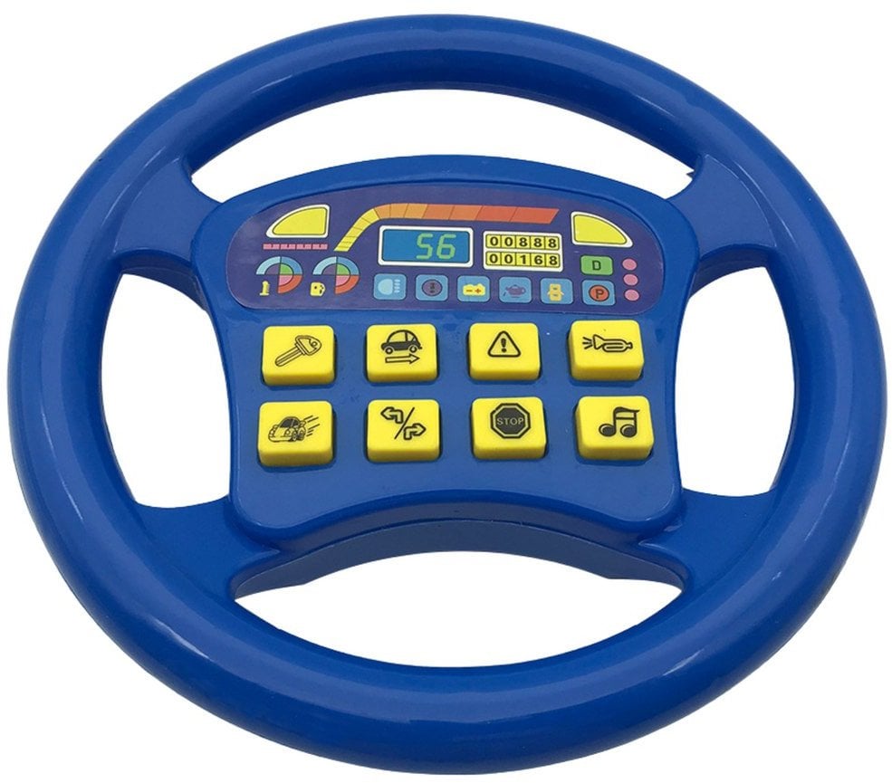 Interaktywna Kierownica Samochodowa Dźwięki Niebieska