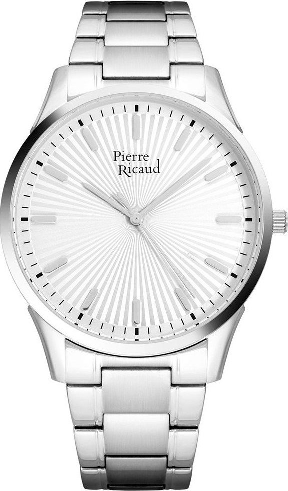 Zegarek Pierre Ricaud Zegarek męski Pierre Ricaud P91041.5113Q srebrny