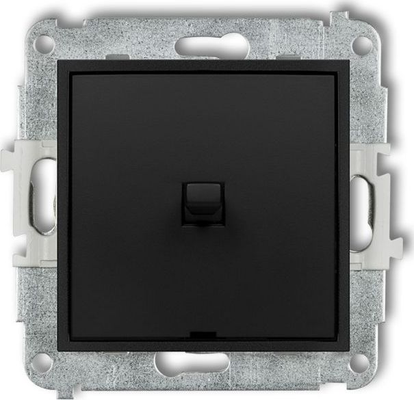 Karlik MINI Łącznik pojedynczy w stylu amerykańskim czarny mat 12MWPUS-1