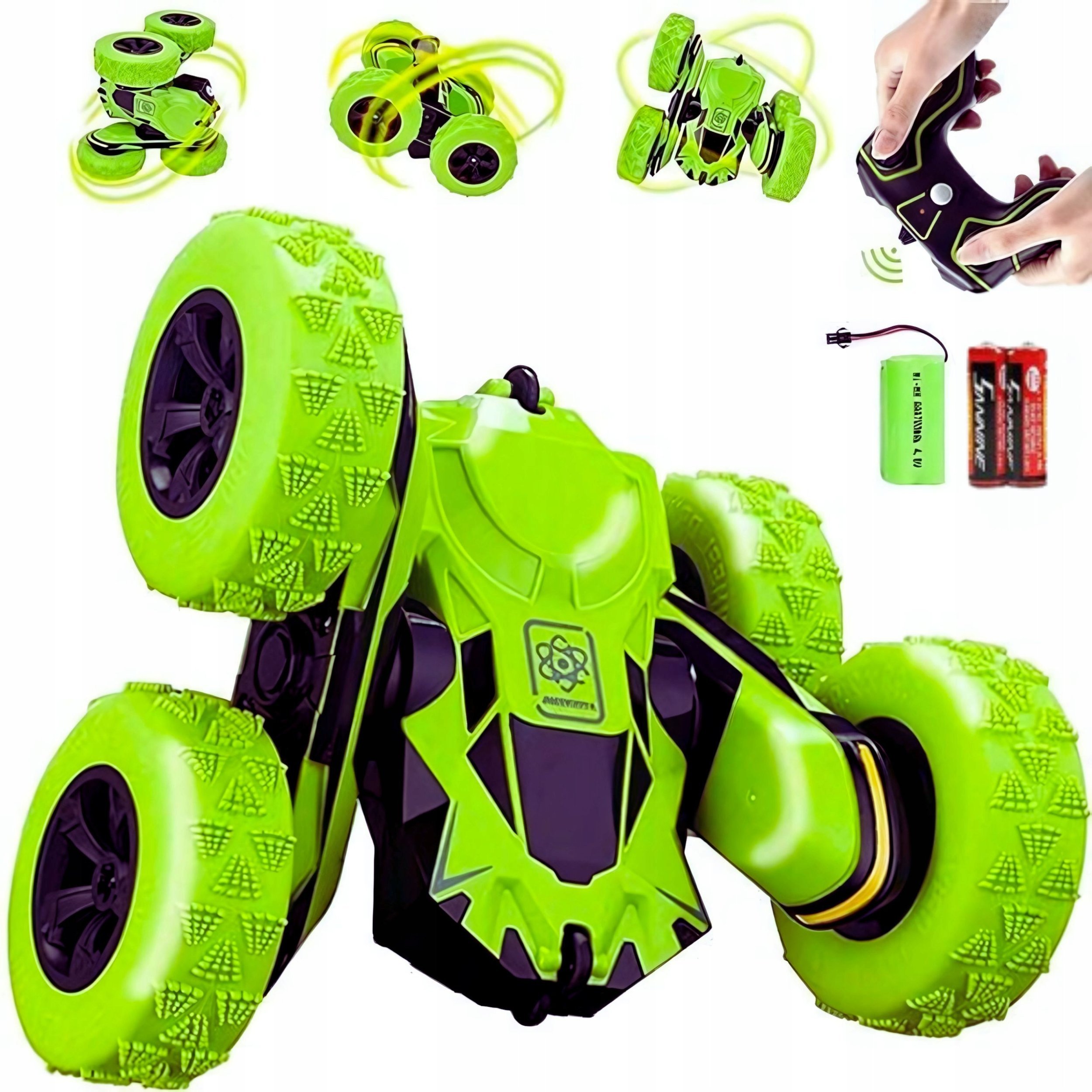 SamochÃ³d zdalnie sterowany zielony 4x4