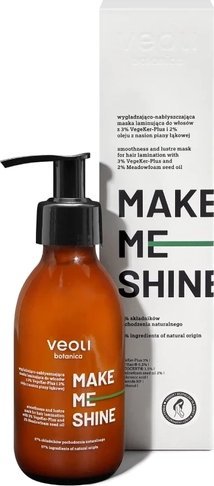 Veoli Botanica VEOLI BOTANICA MAKE ME SHINE maska laminująca do włosów 140ml