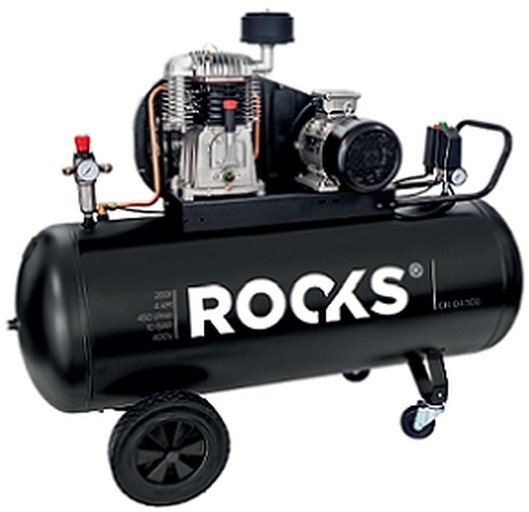 ROOKS KOMPRESOR TŁOKOWY 200 L - 4 KM - 450 L/MIN - 10 BAR - 400V