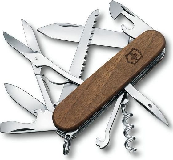 Victorinox Scyzoryk VICTORINOX HUNTSMAN WOOD Drzewo orzechowe uniwersalny