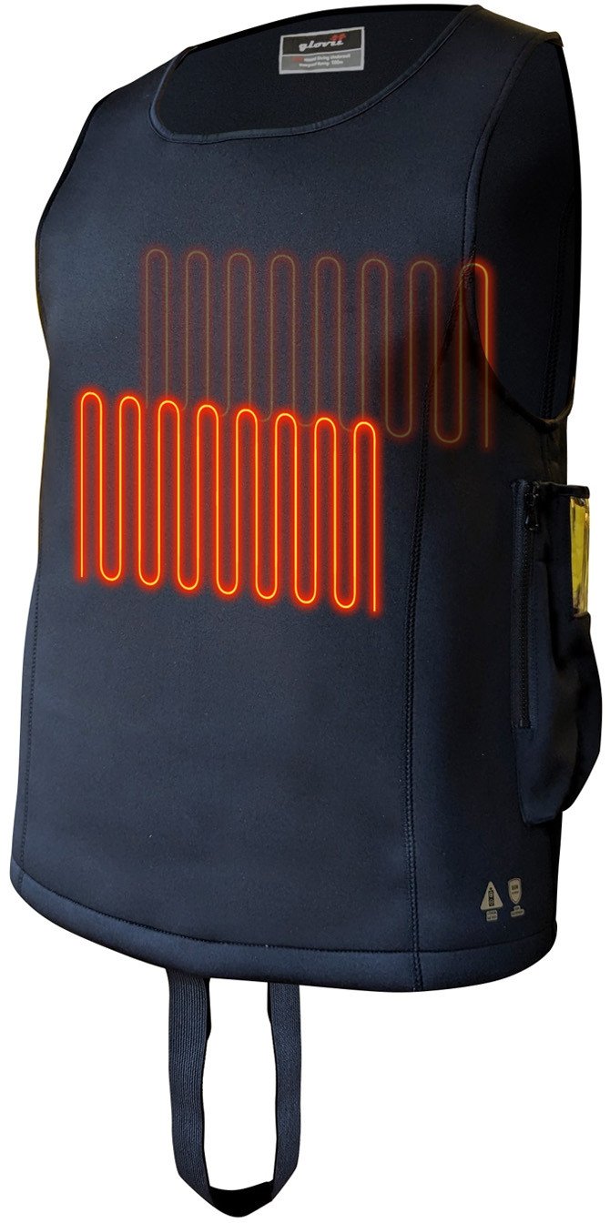 Glovii GLOVII WODOODPORNA, OGRZEWANA KAMIZELKA SURFINGOWA, W KOMPLECIE Z BATERIĄ GMV1M