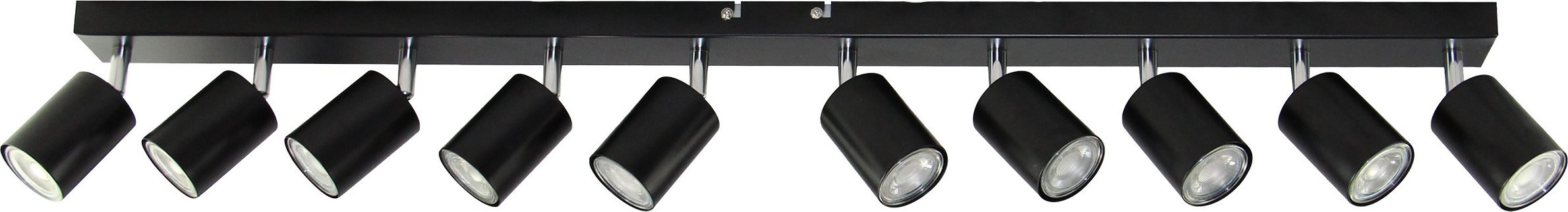 Lampa sufitowa Orno DOA oprawa ścienno-sufitowa, moc max. 10x50W, GU10, IP20, czarna