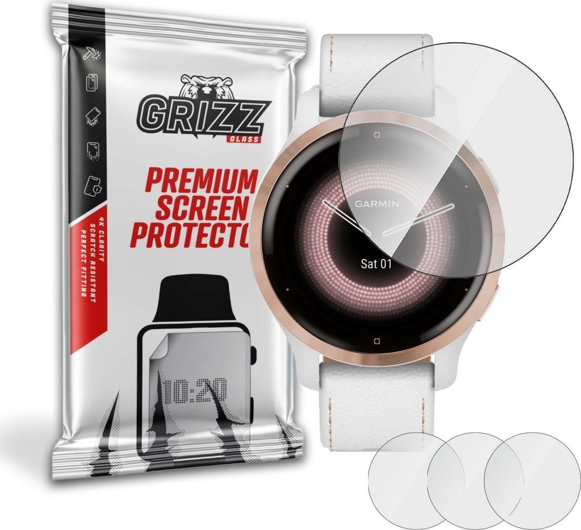 GrizzGlass Folia hydrożelowa Grizz Garmin Venu 2s