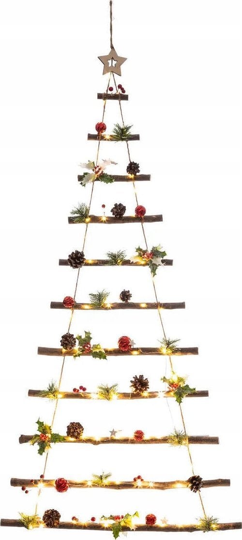 Dekoracja świąteczna Atmosphera Choinka ścienna z gałęzi, 120 cm