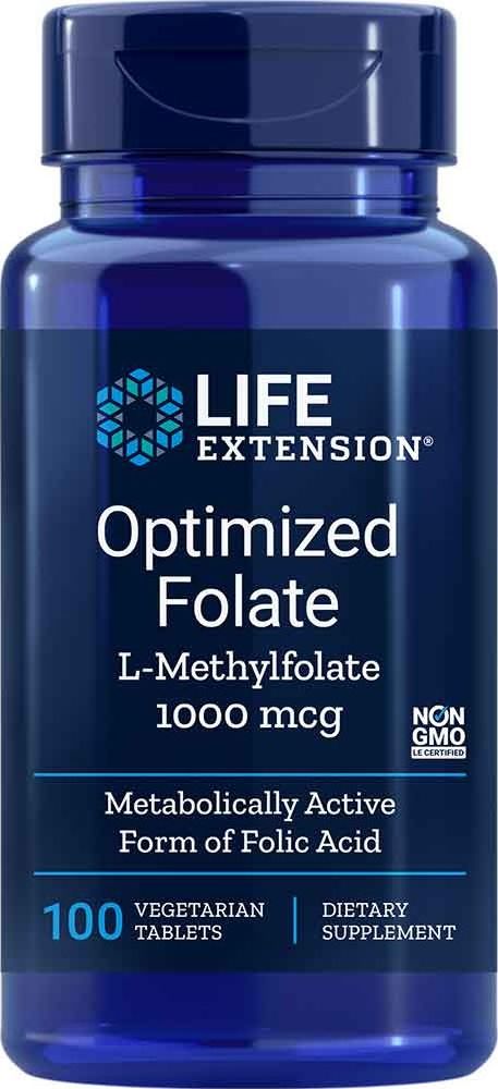 Life Extension Life Extension - Optimized Folate, 1000mcg, 100 vkaps