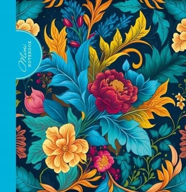 Fresh Notatnik ozdobny 100x100/48K kratka Flora niebieski