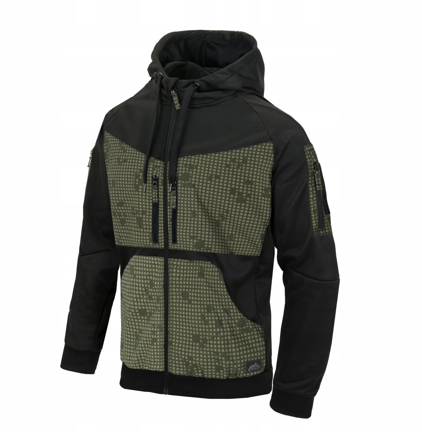 ROGUE Hoodie (FullZip) - Black / Desert Night Camo - XXL/Regular