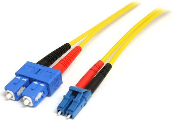 StarTech Patchcord światłowodwy, LC- SC, LSZH, 10m (SMFIBLCSC10)