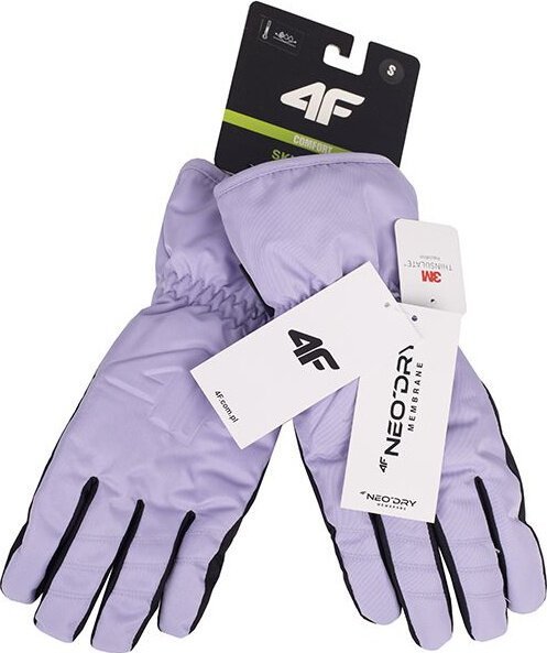 4f Rękawice narciarskie damskie 4F FNK F099 jasny fiolet 4FAW23AFGLF099 52S XL