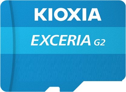Karta Kioxia Exceria G2 MicroSDXC 128 GB Class 10 UHS-I U3 A1 V30 (LMEX2L128GG2)