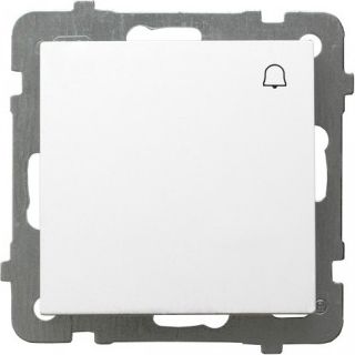 Ospel Przycisk dzwonek AS biały (ŁP-6G/m/00)