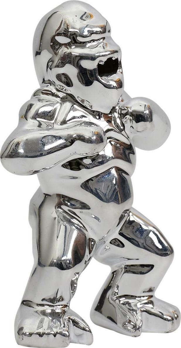 Intesi Dekoracja Goryl srebrny mini