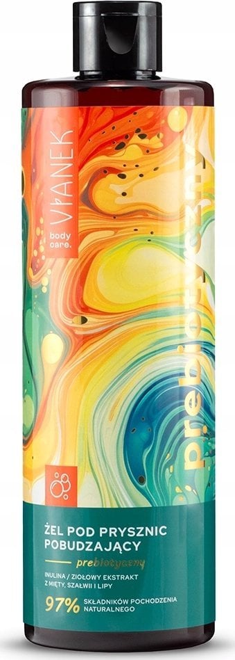 VIANEK_Prebiotyczny żel pod prysznic pobudzający 400ml