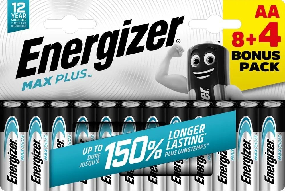 Energizer Energizer LR6/12 Max Plus AA 8+4 zdarma