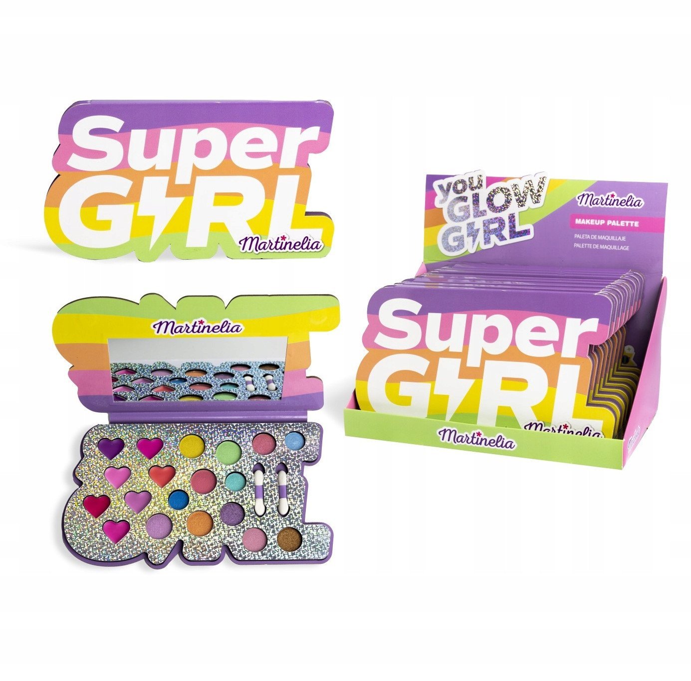 Makiažo paletė vaikams Martinelia Super Girls, 21 vnt.