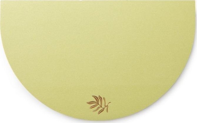 Półokrągły notatnik na biurko - Palm Leaf
