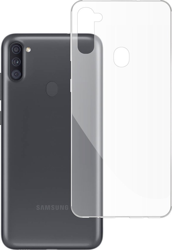 etumi Etui Do Samsung Galaxy A11 Gumowe Slim Clear View Pokrowiec Ochronny / Futerał Obudowa / Ochrona Clear Cover Bezbarwne Slim Case0004