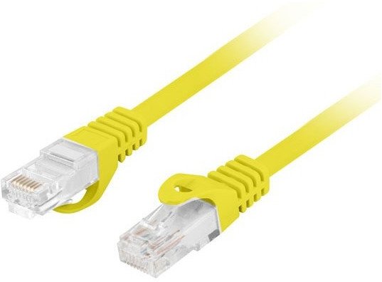 PATCHCORD KAT.6 UTP LSZH CU 2M ŻÓŁTY FLUKE PASSED LANBERG