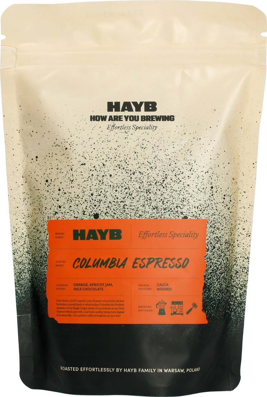 Kawa ziarnista HAYB Kolumbia San Sebastian Espresso 250 g