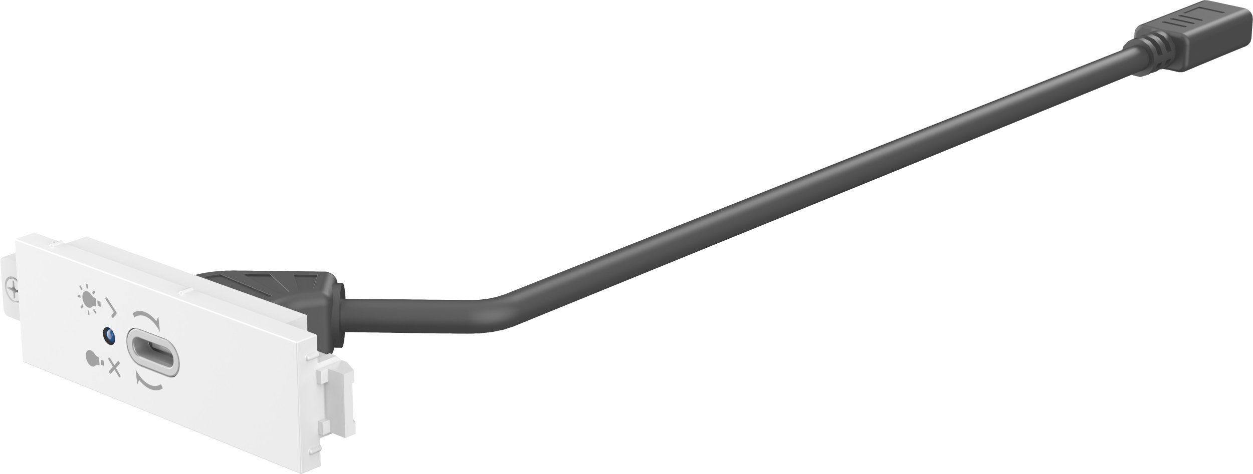 Adapter AV Vision Moduł frontowy AV, Moduł USB-C, gniazdo typu 3.2 z przodu, gniazdo typu 3.2 z tyłu, obsługuje 4k przy 30 Hz, obsługuje ładowanie PD1