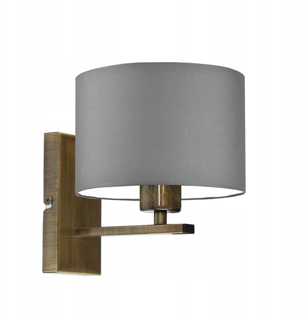 Nowoczesny kinkiet ścienny LED do sypialni ELVORA z tkaninowym abażurem MIX KOLORÓW