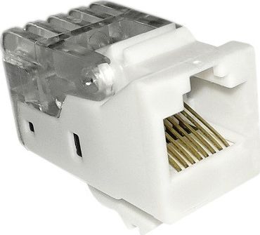 TEM Gniazdo modułowe ethernet konektor KA11-U CAT5E Keystone RJ45 8/8 JACK do PD12 2106