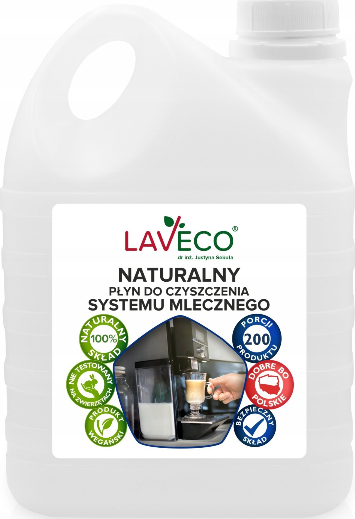 LAVECO Płyn do czyszczenia systemu mlecznego - 2 l