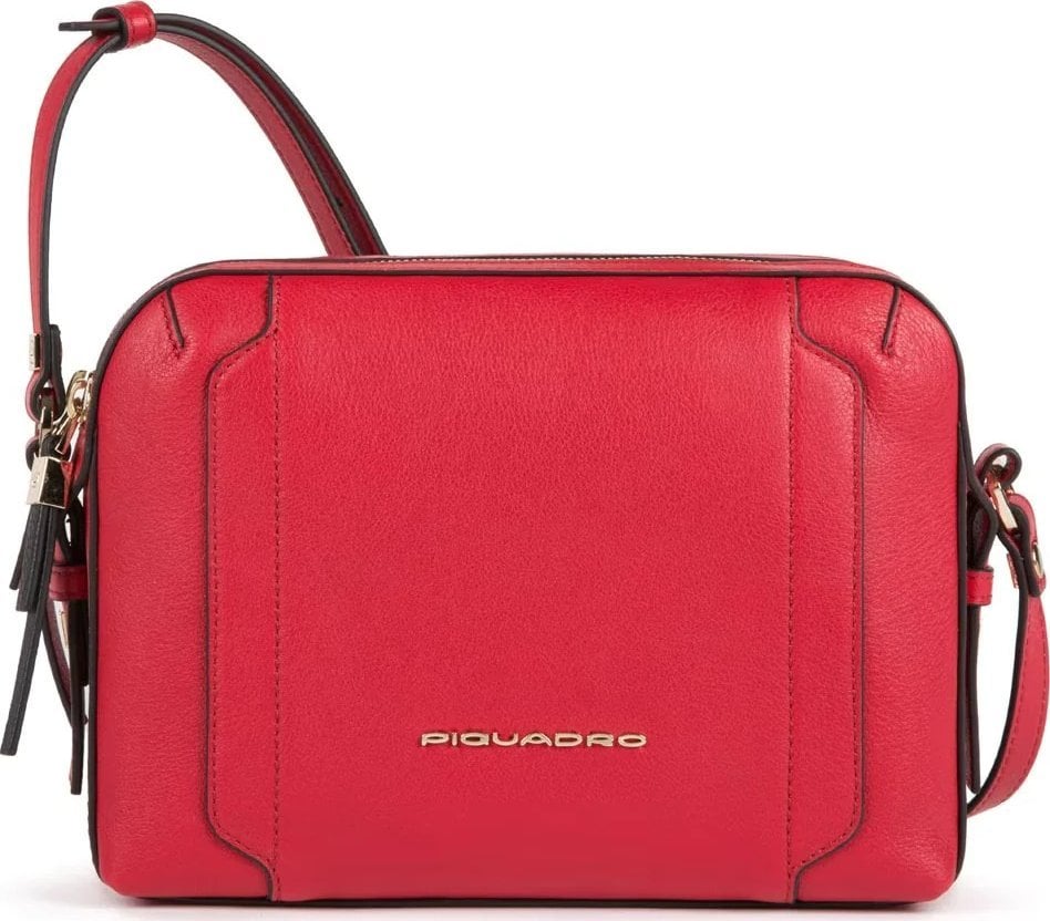 Piquadro Piquadro, Camera Case, Leather, Fanny Pack, Double Zip, 42022100, Red, 23 x 17,5 x 9,5 cm, For Women For Women
