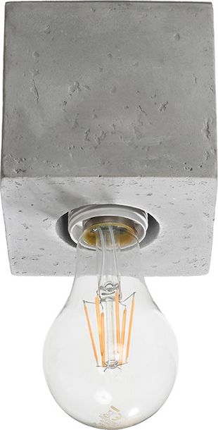 Lampa sufitowa Sollux Nowoczesny plafon szary Sollux ARIZ SL.0681