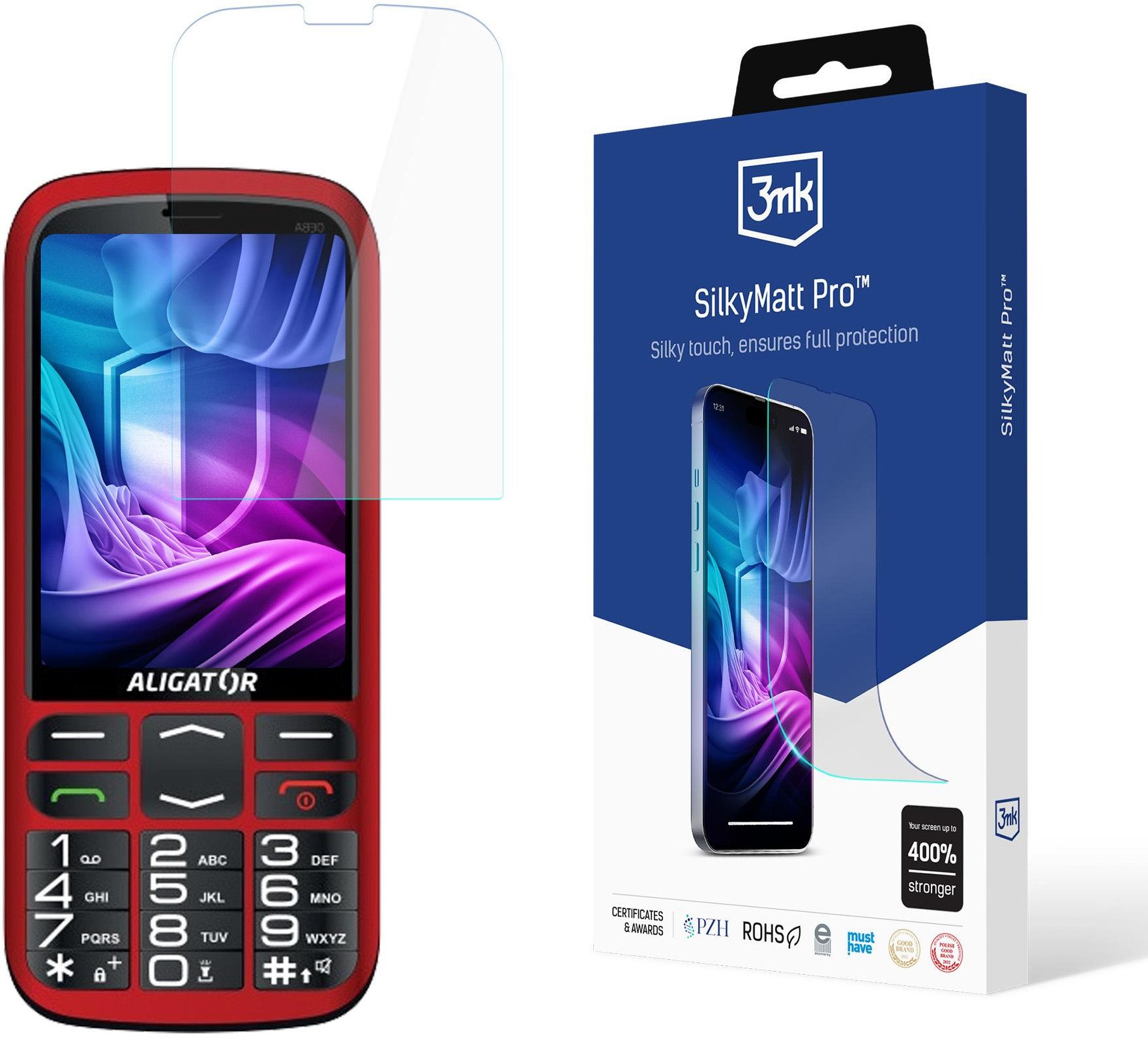 ALIGATOR A830 SENIOR - 3MK SILKY MATT PRO