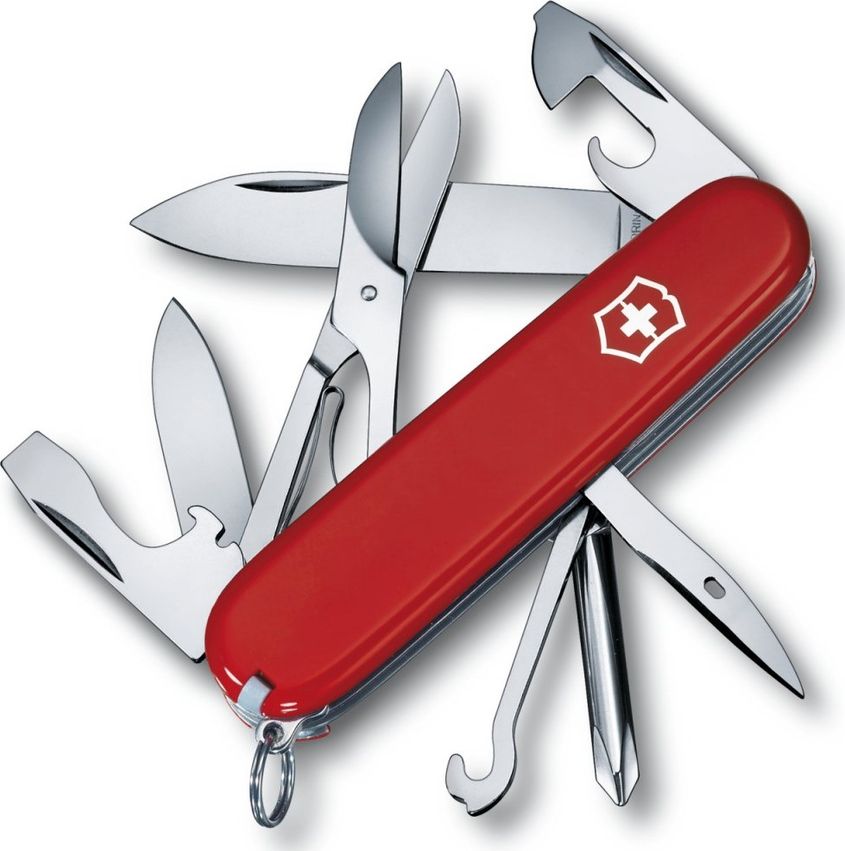 Victorinox Scyzoryk Victorinox SuperTinker, czerwony, Celidor, 91 mm