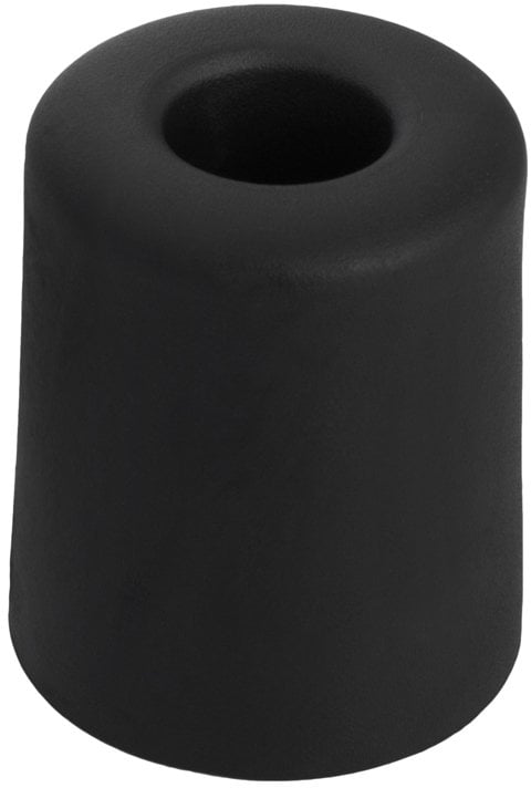 DOOR STOP 35N 30X35MM BLACK 1PCS
