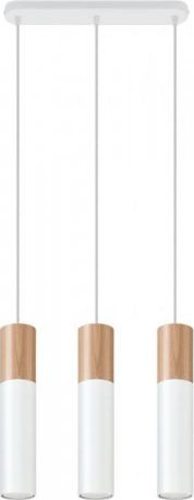 Lampa wisząca Sollux Lampa wisząca PABLO 3L biała