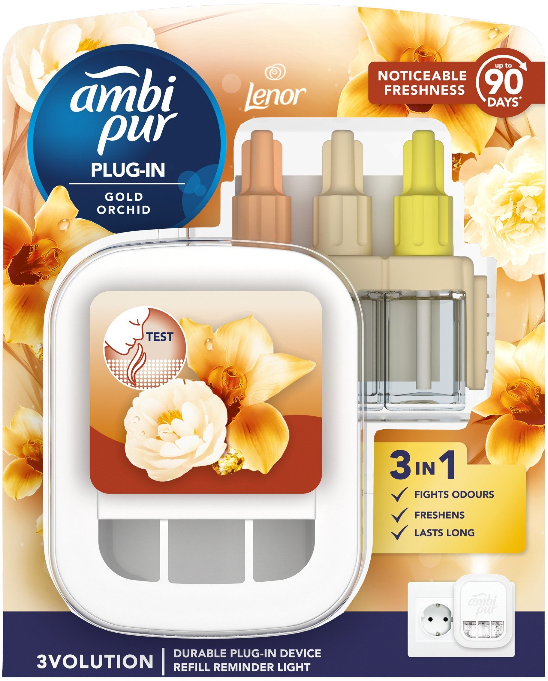 Ambi Pur elektrinis oro gaiviklis 3Volution Gold Orchid, 20 ml