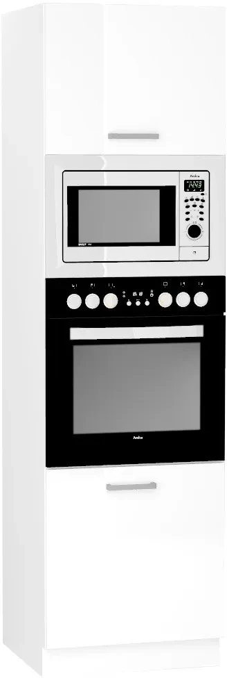 Szafka pod piekarnik 60 VITA D60PK MV/2133 P/L biała połysk STOLKAR