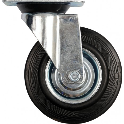 Vorel Kółko skrętne z czarną gumą 160mm 87315